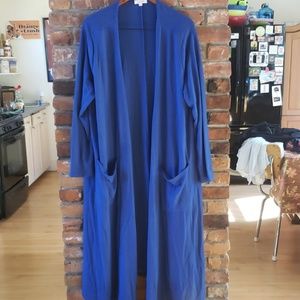 Lularoe XL Blue sweater floor length
